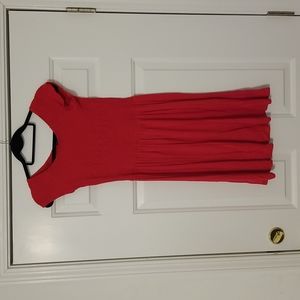Venus Sleeveless Red Mid-Thigh Length Dress, size S